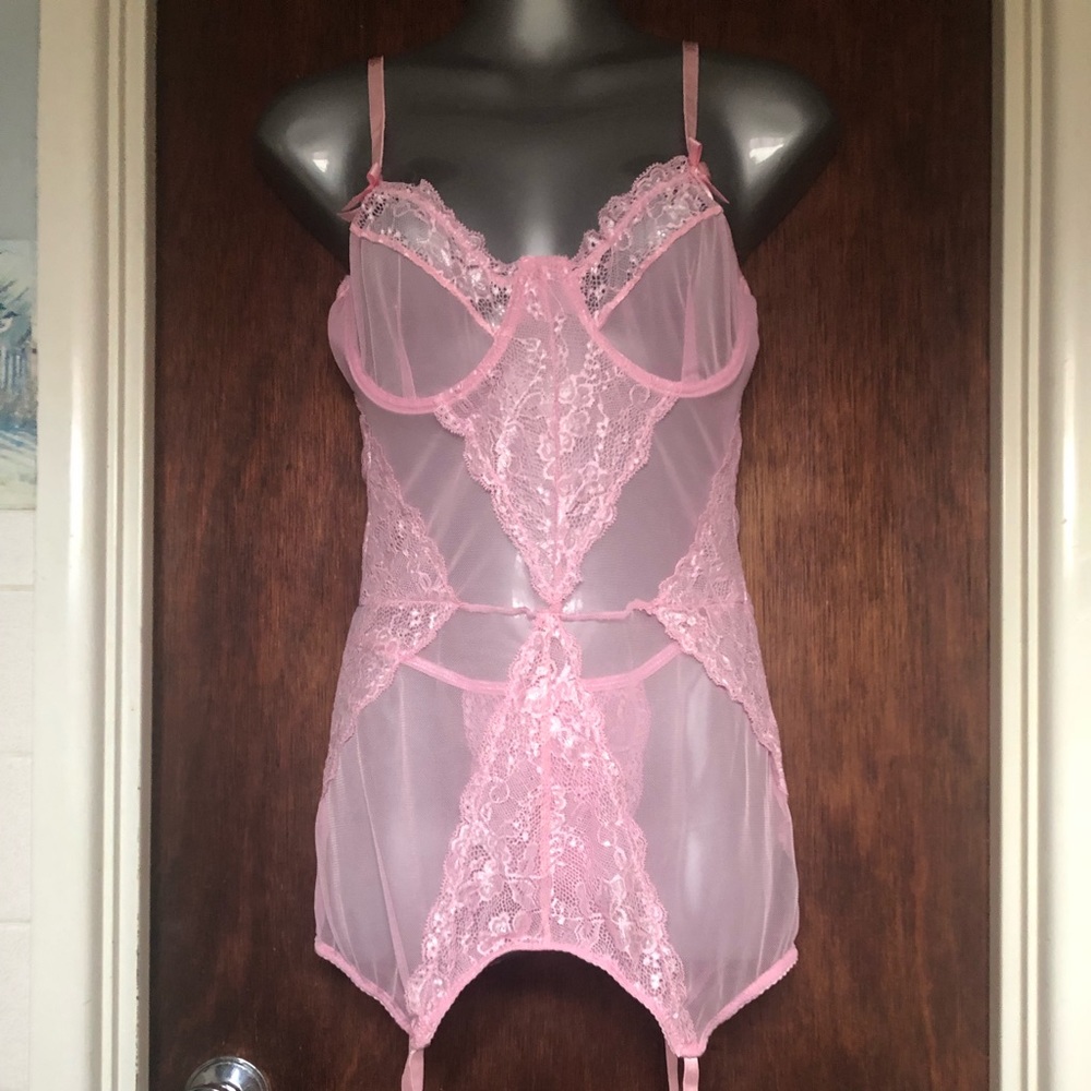 NWT Widow Cute But Crazy Mesh Garter Dress